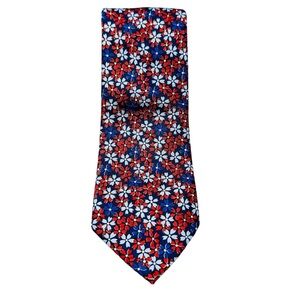 Van Heusen Floral Red and Blue Men’s Career Business Tie